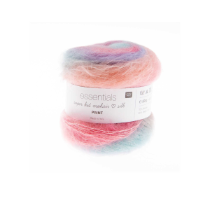 Rico Essentials Super Kid Mohair Loves Silk Print Terra