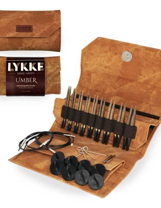 Lykke UMBER - Набір змінних кругових спиць 7 см