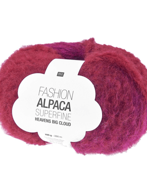 Rico Fashion Alpaca Superfine Heavens Big Cloud 08-Черовні ягоди
